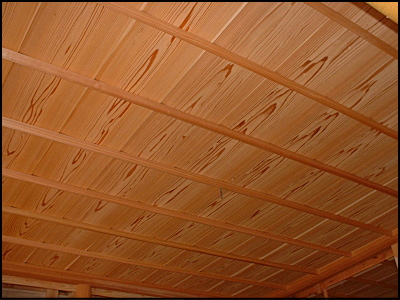 杉のムクの天井板